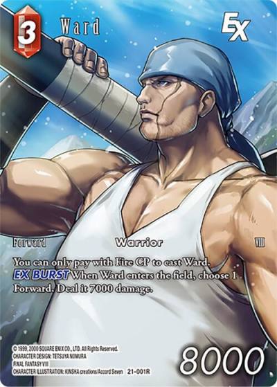 Ward EX Full Art 21-001R Beyond Destiny Final Fantasy card