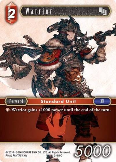 Warrior 2-010C Opus II Final Fantasy card