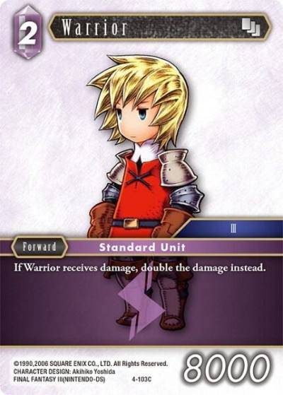 Warrior 4-103C Opus IV Final Fantasy card