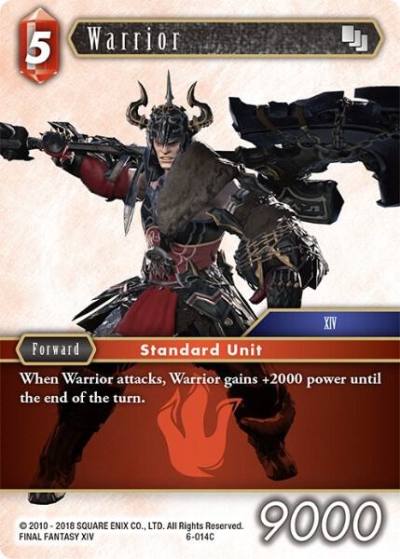 Warrior 6-014C Opus VI Final Fantasy card