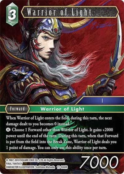 Warrior of Light 11-044H Opus XI Final Fantasy card