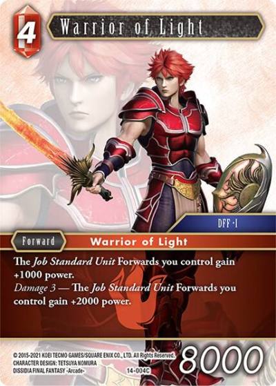 Warrior of Light 14-004C Opus XIV: Crystal Abyss Final Fantasy card