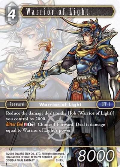 Warrior of Light 2-145L Opus II Final Fantasy card
