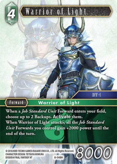 Warrior of Light 8-048H Opus VIII Final Fantasy card