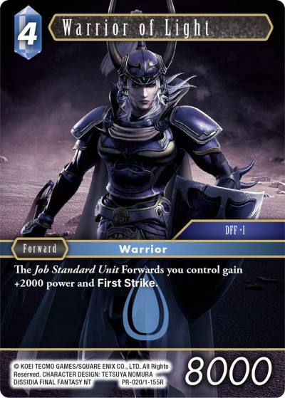 Warrior of Light Water PR-020/1-155R FF: Promo Cards Final Fantasy card