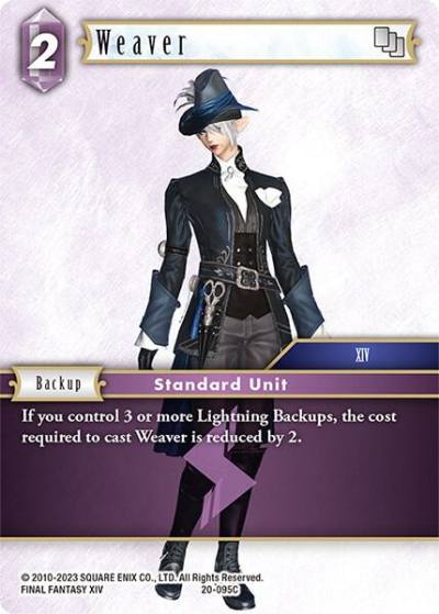Weaver 20-095C Dawn of Heroes Final Fantasy card