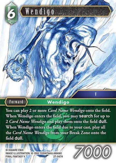 Wendigo 27-047H Journey of discovery Final Fantasy card