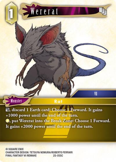 Wererat 25-055C Tears of the Planet Final Fantasy card