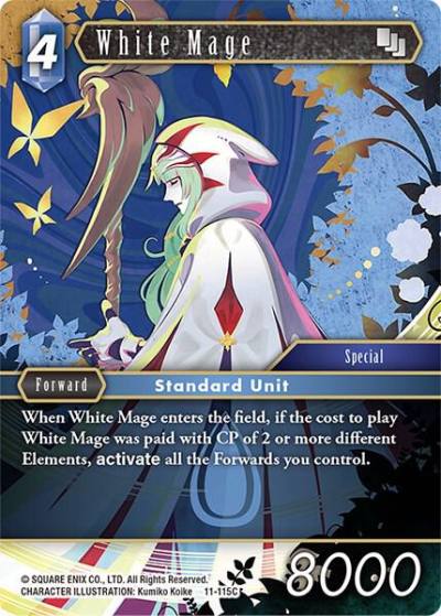 White Mage 11-115C Opus XI Final Fantasy card