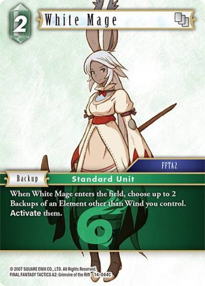 White Mage 14-044C Opus XIV: Crystal Abyss Final Fantasy card
