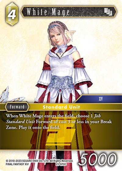 White Mage 21-070C Beyond Destiny Final Fantasy card