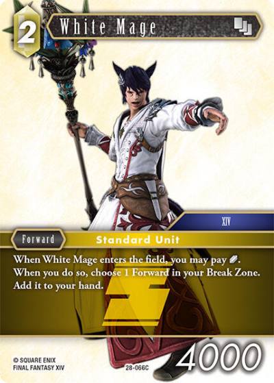 White Mage 28-066C Dreamlike Oceans Final Fantasy card