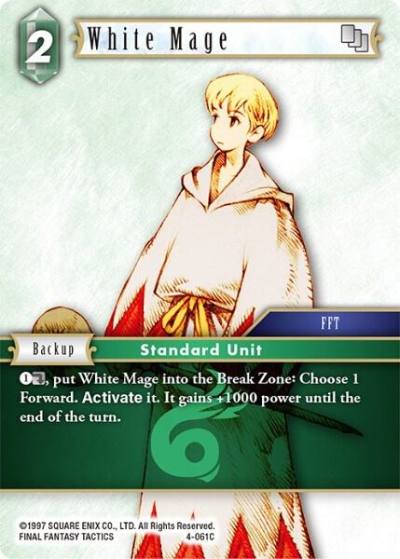 White Mage 4-061C Opus IV Final Fantasy card