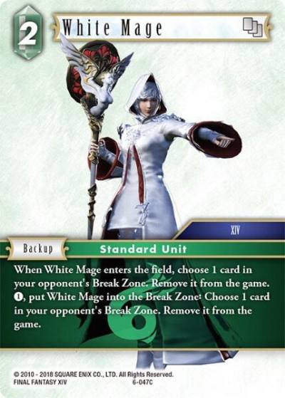 White Mage 6-047C Opus VI Final Fantasy card