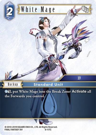 White Mage 8-117C Opus VIII Final Fantasy card
