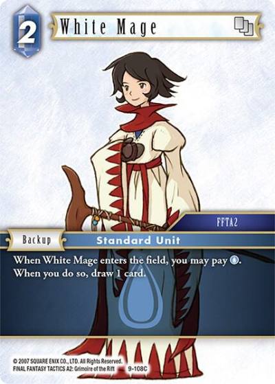 White Mage 9-108C Opus IX Final Fantasy card