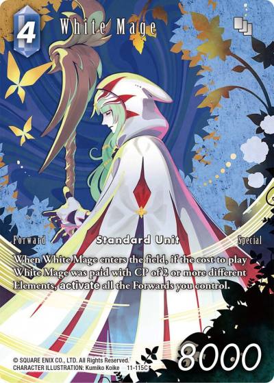 White Mage Full Art 11-115C Opus XI Final Fantasy card