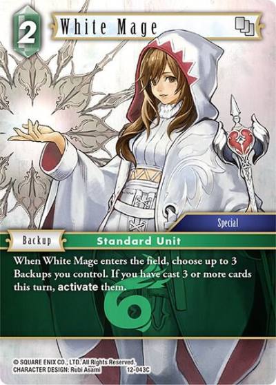 White Mage Special 12-043C Opus XII Final Fantasy card