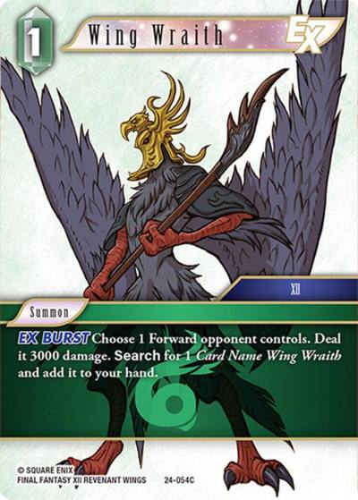 Wing Wraith 24-054C Hidden Legends Final Fantasy card