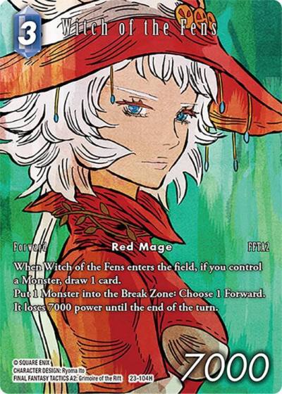 Witch of the Fens Full Art 23-104H Hidden Trials Final Fantasy card