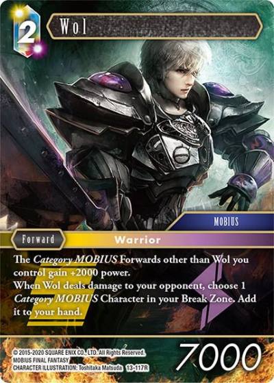 Wol 13-117R Opus XIII: Crystal Radiance Final Fantasy card