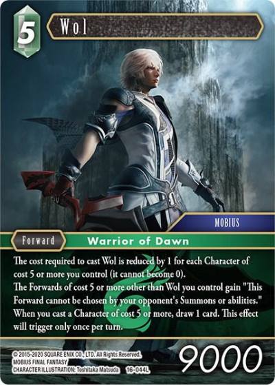 Wol 16-044L Emissaries of Light Final Fantasy card