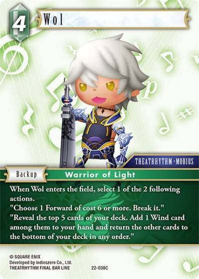 Wol 22-038C Hidden Hope Final Fantasy card