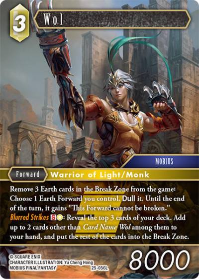 Wol 25-056L Tears of the Planet Final Fantasy card