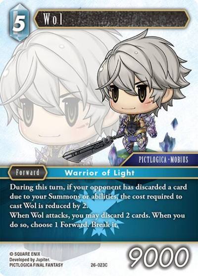 Wol 26-023C Gunslinger in the abyss Final Fantasy card
