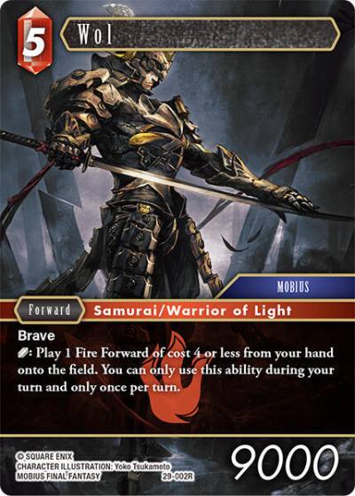 Wol 29-002R Blissful Eternity Final Fantasy card