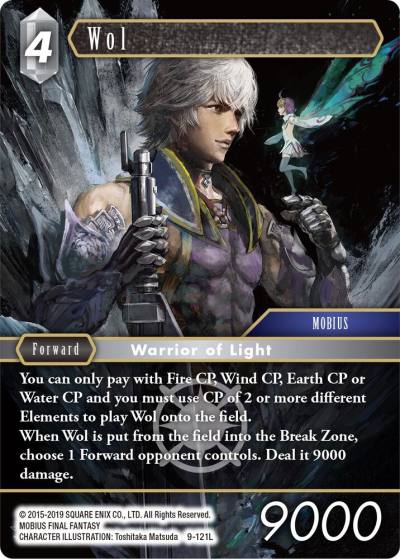Wol 9-121L Opus IX Final Fantasy card