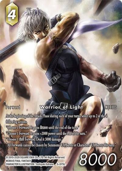 Wol Full Art Reprint 5-075L Opus XIV: Crystal Abyss Final Fantasy card
