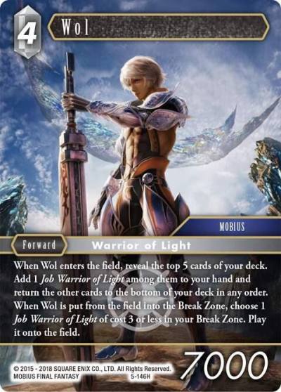 Wol Hero 5-146H Opus V Final Fantasy card