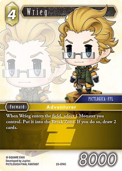 Wrieg 23-074C Hidden Trials Final Fantasy card