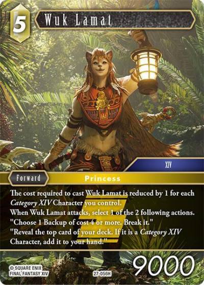 Wuk Lamat 27-056H Journey of discovery Final Fantasy card