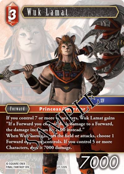 Wuk Lamat 27 122S 27-122S Journey of discovery Final Fantasy card