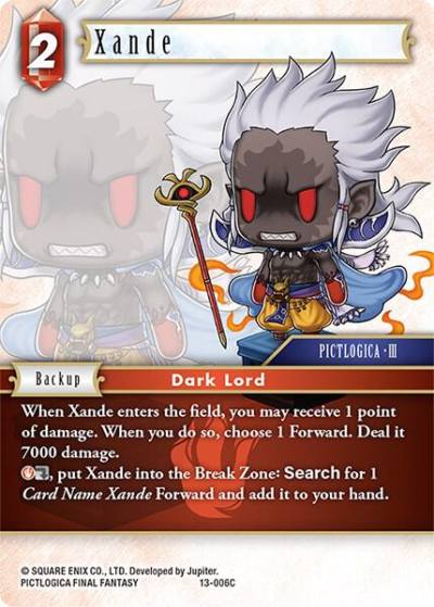 Xande 13-006C Opus XIII: Crystal Radiance Final Fantasy card
