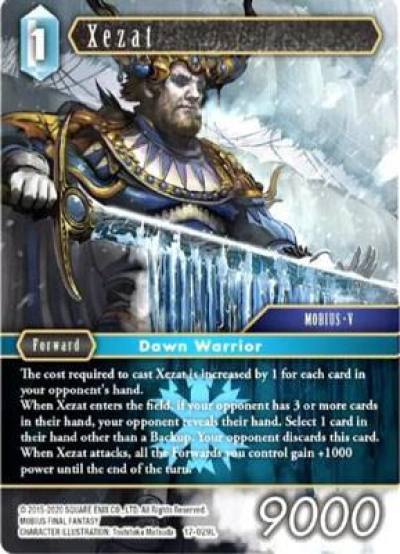 Xezat 17-029L Rebellion's Call Final Fantasy card