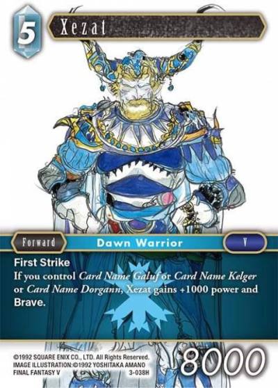Xezat 3-038H Opus III Final Fantasy card
