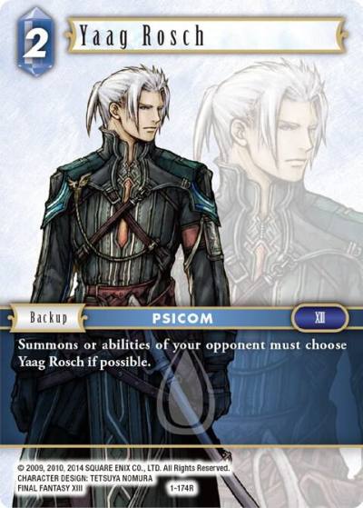 Yaag Rosch 1-174R Opus I Final Fantasy card
