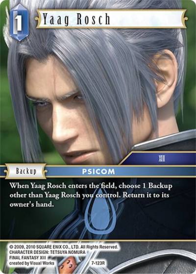 Yaag Rosch 7-123R Opus VII Final Fantasy card