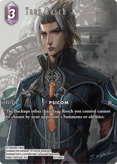 Yaag Rosch Full Art 22-086C Hidden Hope Final Fantasy card