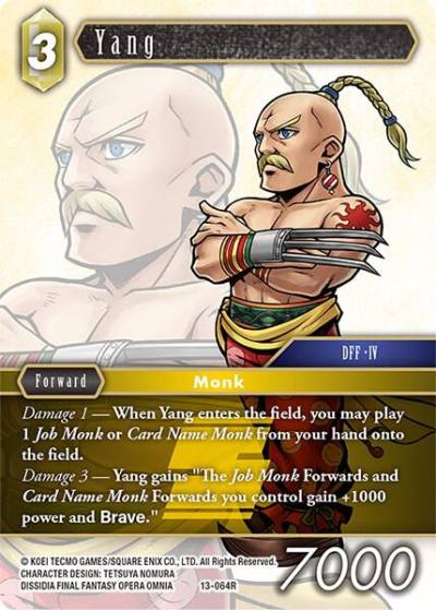 Yang 13-064R Opus XIII: Crystal Radiance Final Fantasy card