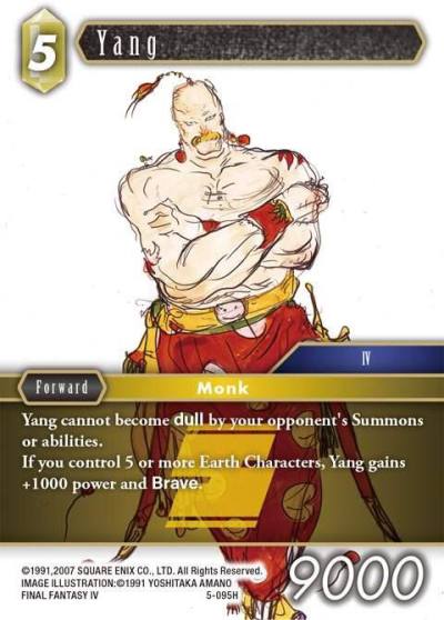 Yang 5-095H Opus V Final Fantasy card