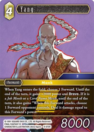 Yang 9-075R Opus IX Final Fantasy card