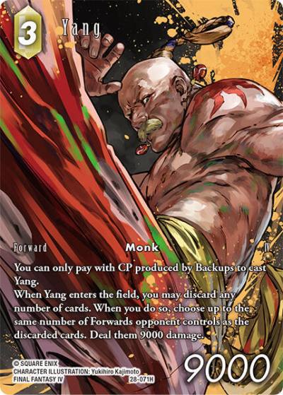 Yang (Full Art) 28-071H Dreamlike Oceans Final Fantasy card