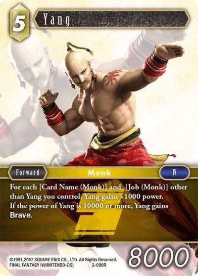 Yang Rare 2-090R Opus II Final Fantasy card