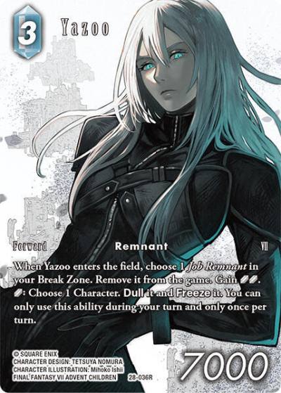 Yazoo (Full Art) 28-036R Dreamlike Oceans Final Fantasy card