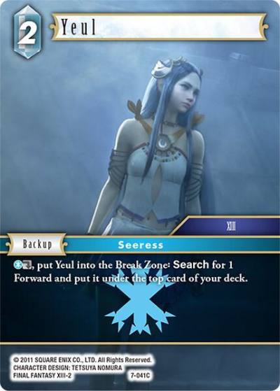 Yeul 7-041C Opus VII Final Fantasy card