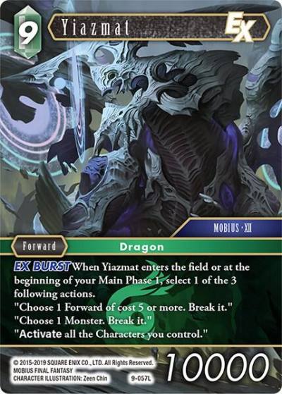 Yiazmat EX 9-057L Opus IX Final Fantasy card